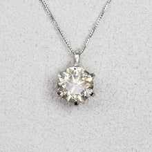 画像をギャラリービューアに読み込む, <SI2クラス/Kカラー>3ctダイヤペンダント