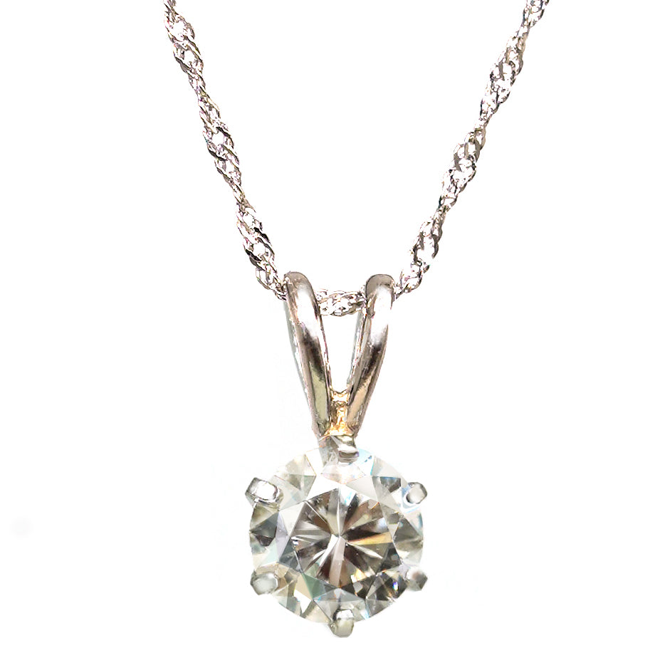 ラボグロウンダイヤモンドペンダント　0.44ct F/VS1/IDEAL