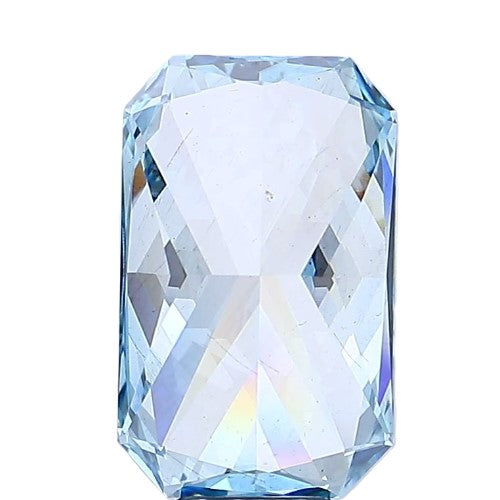 ブルーダイヤモンド Vivid SI1 2.026ct ラボグロウンダイヤモンド ラボグロウンダイヤモンド 10ct SI1 ラディアントカット FANCY VIVID